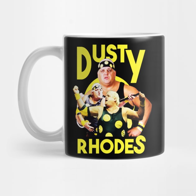 dusty rhodes vintage funny by Shelter Art Space